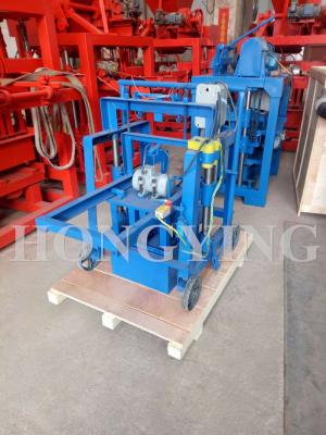 China Egg Laying Mobile Brick Machine Concrete Hollow Block Making Machine for sale