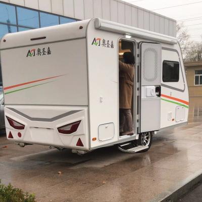 China Cheap Camper Mini Caravan Off Road Travel Trailer Motorhome Camping Caravans RV Travel Trailer for sale