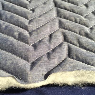 China Long Service Life Antistatic Quilted Knitted Fabric Polyester Quilted Fabric For Garment for sale