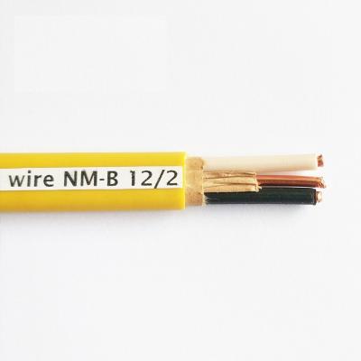 China Easier pull resulting in easier installation easier pull resulting in easier installation NM-B 12/2 dry wire location construction U.L719 use Romex certificated cable for sale