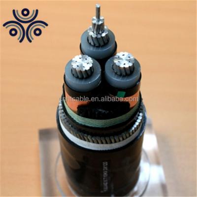 China 22 kv 3 core 150mm2 xlpe underground underground insulated armored aluminum conductors cables for sale