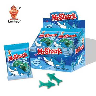 中国 Natural Halal Animal Halal Gummy Soft Candy Shark Jelly Candy 販売のため