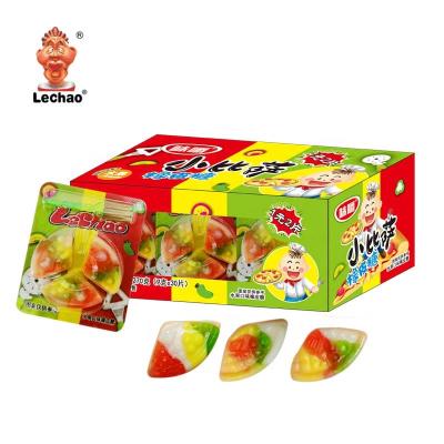 Китай Natural Halal Gummy Fruit Flavor Sweet Pizza Jelly Candy продается