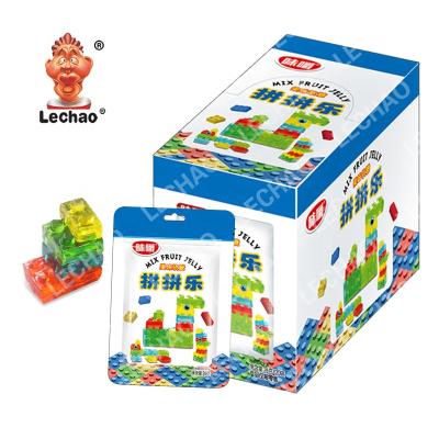 China Full Size Building Block Fruit Gummy Candy Soft Candy 4D Candy for sale