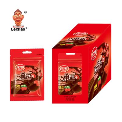 China Natural Chocolate Bean Candy Chocolate Gummy Coated Halal Jelly Candy Candy Sweets for sale