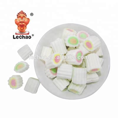 China Natural Bulk Flower Shaped Marshmallow HALAL Cotton Candy for sale