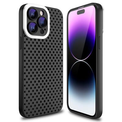 China Shockproof 2023 Hot Selling breathable heat dissipation Silicone phone case For Apple iPhone 15 14 13 12 pro 11 X XR XS Max  back cover for sale