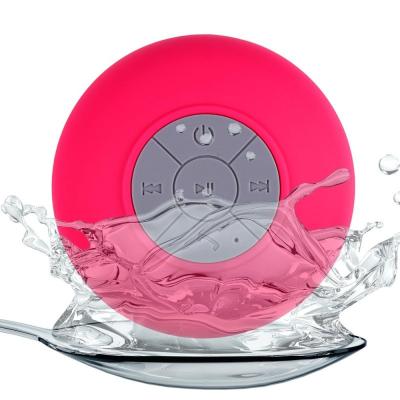 China Smartphones 2023 High quality Subwoofer Shower Wireless Waterproof Speaker BTS06 with audio system sound Suction Cup for sale