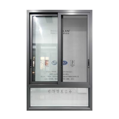 China Factory Folding Screen Double Glazed Windows Drawing Frame Aluminum Sliding Aluminum Window for sale