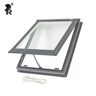 China New Technology Production Double Magnetic Glass Screen Roof Window Aluminum Skylight for sale