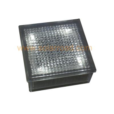 China High Quality LANDSCAPE SOLARROAD RS301 PC Transparent Square Ni-MH 1.2V 1200mAh Solar Brick Light for sale