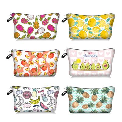 China Fashion Funny Avocado Women Fashion Cosmetic Bag Makeup Logo Cosmetic Bag Custom Made for sale