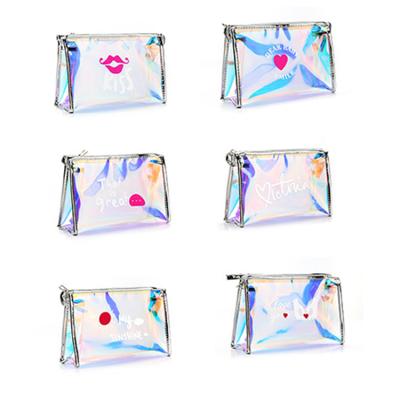 China Custom Fashion Clear Travel Makeup Brush Bag Transparent Makeup Bag for sale