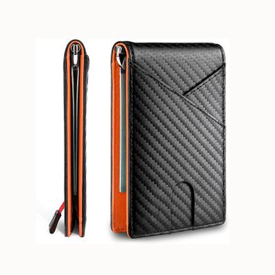 China Custom Smart Men Waterproof Rfid Bifold Blocking Wallet PU Leather Wallet for sale