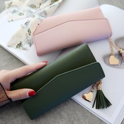 China Wholesale Waterproof Custom Logo Thin Pu Zipper Wallet Girl Wallet Women Leather Women for sale