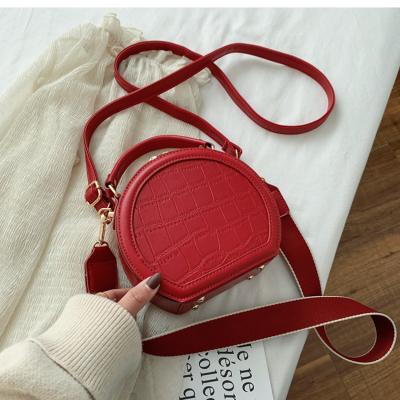 China High Quality Cell Phone Bag Small Cross - Body Bag For Women Thread Stone Pattern PU Leather Cross - Body Bag for sale