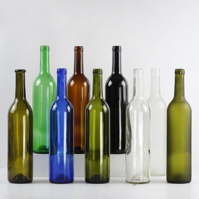 China High Quality Food Grade Clear 750ml Frost Ice Wine /fruit Glass Wine Bottles for sale