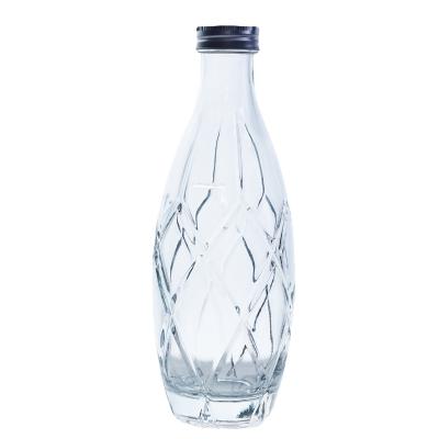 China Food Grade 375ml Wholesale Custom Design Improvement To Engrave Glass Bottle For Wine for sale