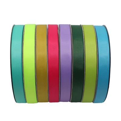 China Washable polyester printed berwick multicolor offray double faced diy handmade satin grosgrain ribbon non shiny silky bias band for sale