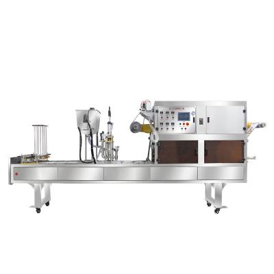 China Customizable Economical Automatic Stainless Steel Food Tray Meal Sealing Machine for sale