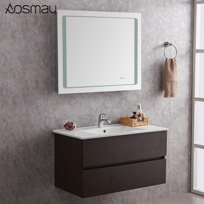 China Bathroom Mirror LED Touch Wall Mirror 5mm Illuminated Smart Bathroom Bath With Light Touch Led Vanity Switch Led Mirror for sale