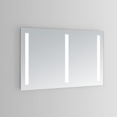 China Modern New Design Bright Single Lighted Rectangle Bathroom Led Smart Mirror for sale