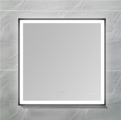 China Smart Modern Bathroom Mirror Acrylic Frame Illuminated Bathroom Vanity LED Smart Mirror for sale