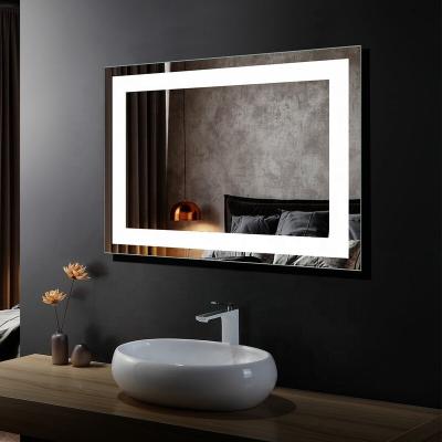 China Bright Backlit Screen Smart LED Light Touch Wall Bathroom Mirror for sale