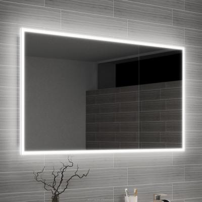 China Home Decor Large Touch Screen Illuminated Smart Vanity Mirror With LED Lights for sale