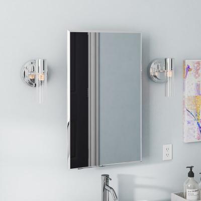 China Storage Bathroom Vanity TOP Cabinet Beleved Stainless Steel Mirror Cabinet With Mirror Flameless Door for sale