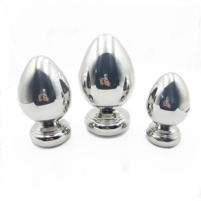 China Beautiful Oval Hollow 304 Stainless Steel Ball With Base Stainless Steel Pipe Fittings for sale