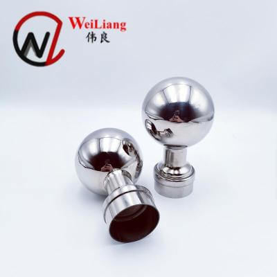 China Beautiful 304 stainless steel ball stair fittings linked to low ball Middle East hot sale stainless steel ball for sale