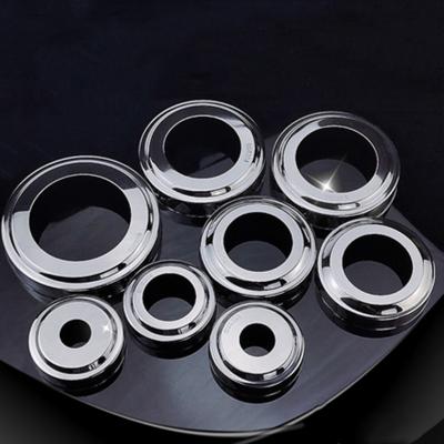 China Beautiful Stainless Steel Base Flange Cover SUS304 Stainless Steel Staircase Baluster Fittings Exterior Hood for sale