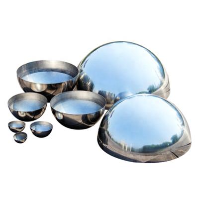 China Beautiful Frosted Brushed Stainless Steel Garden Decoration Hemisphere 304/316L Interior And Exterior Accessories for sale