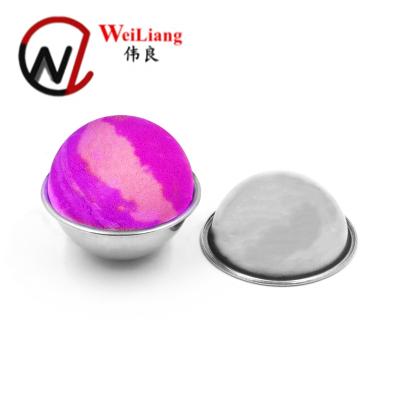 China Sustainable Stainless Steel Bath Ball Mold Chocolate Ice Cream Ball Stainless Steel Baking Mold for sale