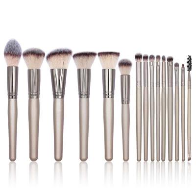 China Angular Blush Hot Popular Marble Makeup Brushes 15 PCS Beauty Brushes Cosmetics Kit Foundation Powder Blush Contour Makeup for sale