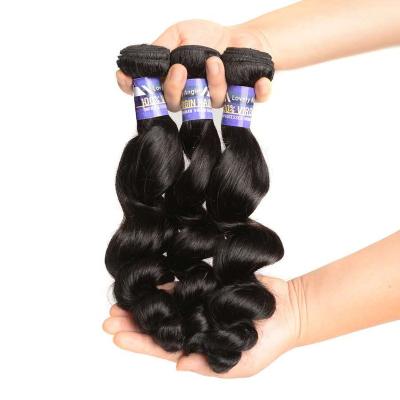 China 100% Virgin Human Hair Wholesale Vendors, Raw Mink Brazilian Human Hair Weave Bundles, Loose Wave Hair Extensions Cuticle Aligned Hair for sale