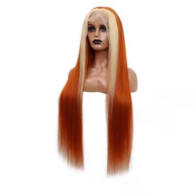 China Custom 13*4 613/350 Lace Front Wig Straight Human Hair Wig Vietnamese Raw Hair Wigs for sale