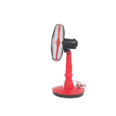 China High Quality Household Desktop Fan Solar DC 12v Charging Fan With Lithium Battery And Led Lamp for sale