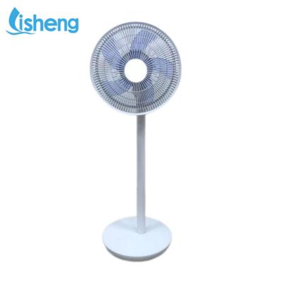 China Save electricity and china quality energy saving 12v manufacturer 16 inch dc stand fan solar power standing fans with remoto control for sale