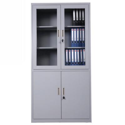 China Filing Cabinet Disassembled 2 Components Swing Door Book / Archive / Document Cabinet for sale