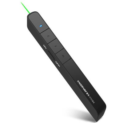 China Easy Operation Wireless Clicker Powerpoint Presenter With Green Laser Indicator for sale