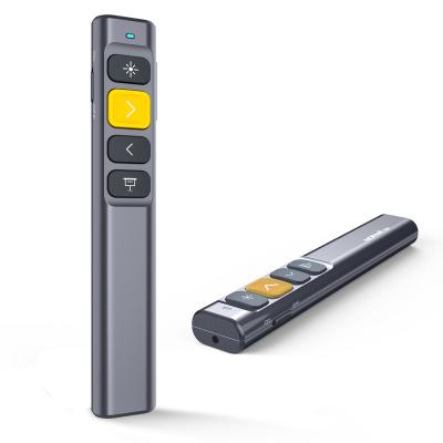 China Hyperlink Presentation Clicker Wireless Remote Clicker Presenter for PowerPoint Presentation 2.4GHz USB Remote Clicker PPT for sale