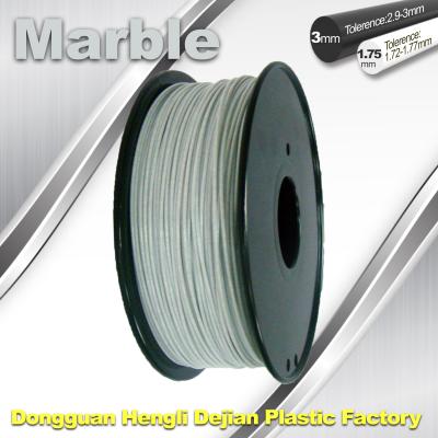 China 3mm 1.75mm 3D Printer Filament Flexible 3d Printing Filament Marble Filament for sale