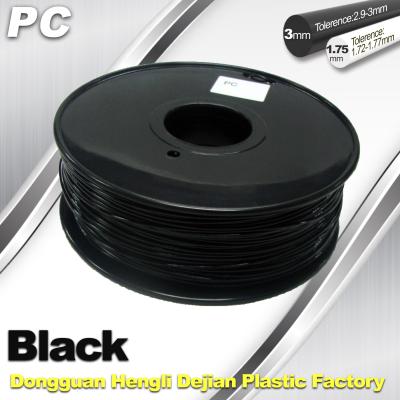 China Drucker Filament des Polycarbonats-3d 1.75mm oder 3mm guter Glanz zu verkaufen