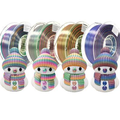 China PINRUI PLA Silk Rainbow 1.75mm Pla Filamento de impressora 3D à venda