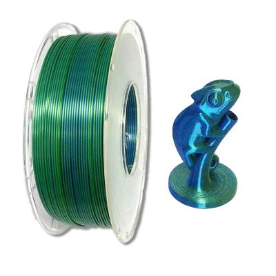 China dual color 3d printer filament, silk filament ,pla filament ,3d printer filament for sale