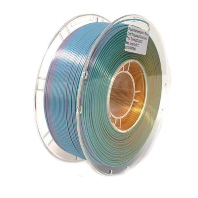 Китай PINRUI Silk Rainbow Pla Пластмассовые нитки 1,75 мм 3D Нитки 1,75 мм Magic Color PLA Пластмассовый стержень PLA Нитки продается