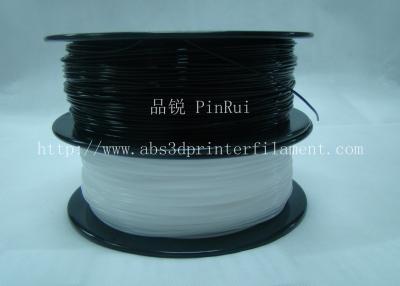 China resistencia de Filament Organic Solvent de la impresora de 3.0m m Pom 3d blanco y negro en venta