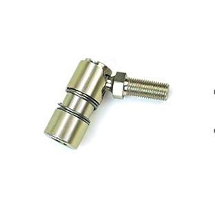 China QI 375 Zinc Yellow bearing rod ends for Auto , Carbon and stainless steel rod end for sale